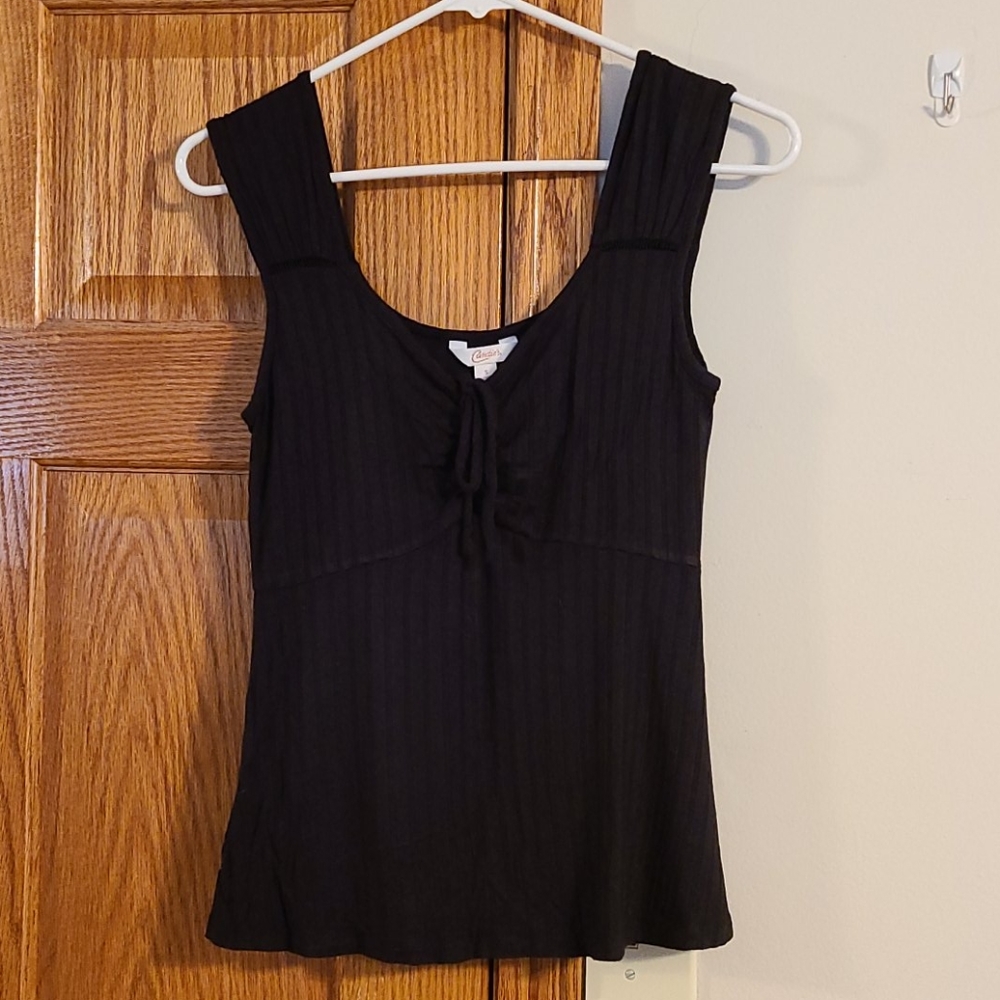 Candie's Black Tank Top